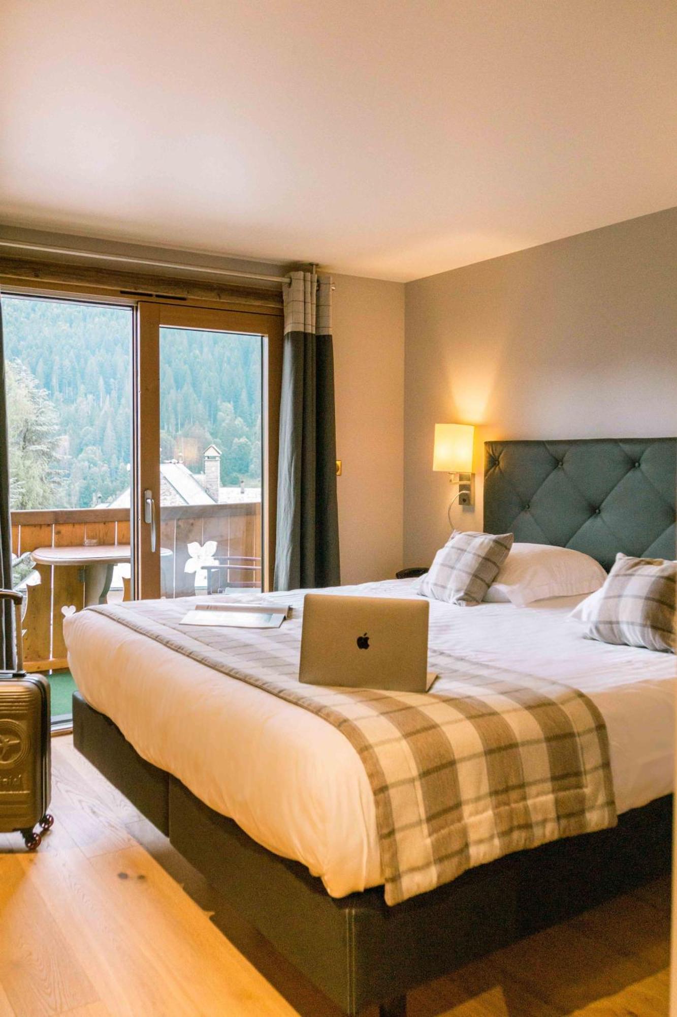 Les Gentianettes Hotel & Spa Abondance Buitenkant foto