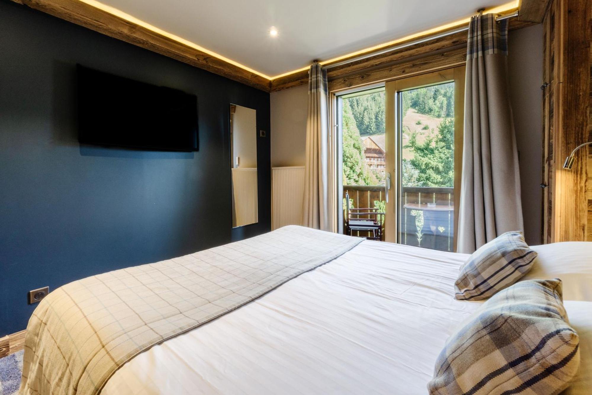 Les Gentianettes Hotel & Spa Abondance Buitenkant foto